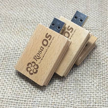 Custom Logo Wood Memoria U Stick Wedding Gift Usb Pendrives 4GB 8GB Usb Flash Drive 16GB 32GB Pendrive(over 10 Pcs Logo Free) 2024 - buy cheap