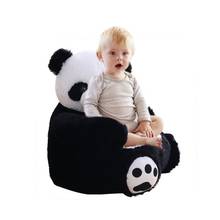 Sofá de felpa con personajes de oso Panda para niños, sillón suave y cómodo con respaldo, para interiores, familia 2024 - compra barato