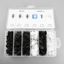 Mixed 150pcs Car Door Fender Bumper Clips Nylon Retainer Fastener Clip Push Pin rivet Assortment for Toyota Mazda Honda 2024 - buy cheap