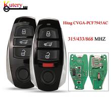 jingyuqin 5PCS/Lot Remote Smart Car Key For VW Volkswagen Touareg 2010-2014 Hitag CVGA PCF7945AC Chip 315/433/868Mhz 3/4 Buttons 2024 - buy cheap