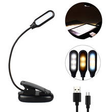 Reading Lights  With Clip LED Book Light Table Desk Lamp In Bed Eye-Care For Bookworms Student Computer Office Working 2024 - buy cheap