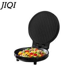 JIQI-sartén eléctrica para hacer crepes, máquina automática para hacer Pizza, herramienta para barbacoa, calefacción de doble cara, 220V 2024 - compra barato