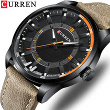 CURREN New Arrival Men Watches Top Luxury Brand Sport Watch Men Leather Quartz Wristwatch Date Male Clock Relogio Masculino 2024 - buy cheap