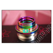 2021 new arrival alloy aluminum BMX headset light weight sealed bearing straight tube 41.8mm headset 2024 - buy cheap