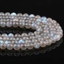 Natural Sparkling Stone Beads Labrador Moon Stone Beads 4 6 8 10 mm for Bracelet  Anklet Necklace Jewelry Making 2024 - buy cheap