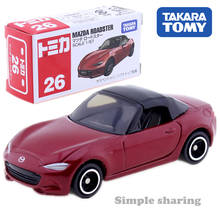 Takara Tomy Tomica NO. Mazda Roadster-Coche en miniatura para niños, modelo de juguete, 26 Mazda Roadster Red 1/57, fundido a presión, Hot Pop 2024 - compra barato