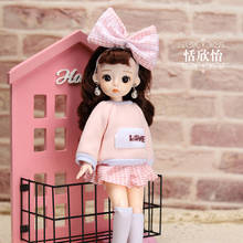 BJD 1/6 Doll Set 28cm Heigh Dress Up Girl Toy Doll Clothes Set Doll Casual Set Diy Toys for Children 2024 - buy cheap
