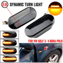 Luces LED dinámicas de posición lateral para coche, repetidor de luces de señal para VW, Volkswagen, Bora, Golf 3/4, Passat, Polo, Sharan, Seat, Ford, 2 uds. 2024 - compra barato