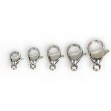 10pcs/lot Stainless Steel Lobster Clasp Hooks For DIY Jewelry Making Findings Necklace Bracelet Chain Accessory Supplies 2024 - buy cheap