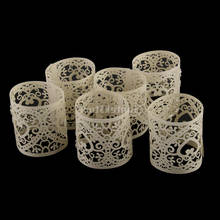 30pcs Cream Heart Tea Light Candle Holders Flameless Votive Candles Wrap Decoration Supplies for Home Wedding Party 2024 - buy cheap