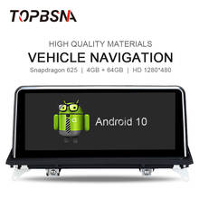 Topbsna-dvd multimídia automotivo, android 10, para bmw, x5, x6, e70, e71, 2004-2012, rádio automotivo, navegação gps, áudio estéreo, mirrorlink, rds 2024 - compre barato