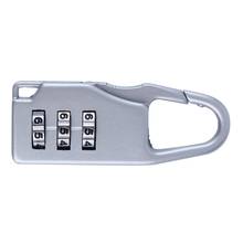 1pcs Security 3 Combination Travel Suitcase Luggage Bag Code Lock Zipper Padlock 2024 - buy cheap