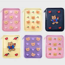 Tablet case laptop storage bag Korea cute bear ins transparent colorful shockproof 11-inch iPadPro tablet liner bag 2024 - buy cheap