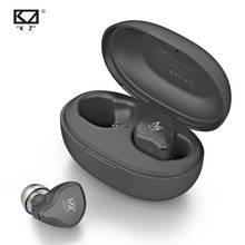 KZ S1\KZ S1D TWS Wireless Bluetooth 5.0 Earphones Dynamic/1BA+1DD Hybrid Earbuds Touch Control Noise Cancelling Sport Headset 2024 - купить недорого