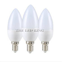 10Pcs/Lot LED E14 Bulb LED Candle Lamp Low-Carbon life SMD2835 e14 led AC220-240V Warm/White Energy Saving Free shipping 2024 - buy cheap