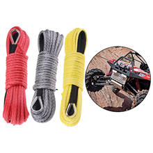 Durable 1/4 Inch x 50 Feet Synthetic Winch Line Cable Rope for ATV UTV Heavy-Duty 2024 - buy cheap