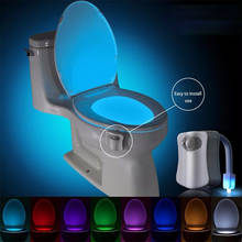 LED Toilet Seat Night Light Motion Sensor Colors Changing Light Waterproof Backlight For Toilet Bathroom Decorative Lamp Sensor 2024 - buy cheap