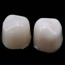 Corona de dientes temporal de resina, materiales de porcelana, Cuidado Oral realista, blanqueamiento Dental, corona Molar Anterior, 1 Juego 2024 - compra barato