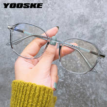 YOOSKE-gafas con bloqueo de luz azul para hombre y mujer, lentes ópticas Retro con montura para ordenador, bloqueo de luz azul 2024 - compra barato