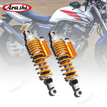 Arashi-suspensão de motocicleta universal, 330mm / 13 '', ajustável, nitrogênio, carregado, amortecedor traseiro para yamaha xjr400, 1993 a 2015 2024 - compre barato