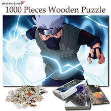 MOMEMO Wooden Puzzles Toys Cartoon Anime 1000 Pieces Puzzle for Adult Kakashi Anime Puzzle Games Wooden Toys for Kids Children 2024 - buy cheap