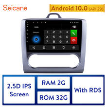 Seicane 2DIN Android 10.0 GPS Navigation Touchscreen 4-core Car Radio for 2004 2005-2011 Ford Focus Exi AT support Bluetooth 2024 - buy cheap