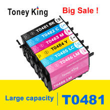 Toney King T0481 - T0486 Ink Cartridge For Epson Stylus Photo R200 R300 R340 R300 R300M R320 RX500 RX600 RX620 RX640 Printer 2024 - buy cheap