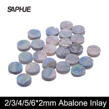 20pcs 2/3/4/5/6*2mm Colourful Abalone Inlay Abalone White Pearl Shell Dots for Ukulele Acoustic Guitar Fretboard Fingerboard 2024 - buy cheap