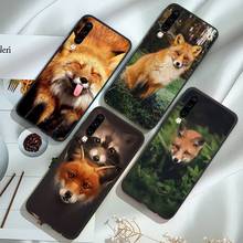 Funda de teléfono con diseño de zorro mapache, carcasa de Animal para Huawei P20 P30 P40 lite Pro P Smart 2019 Mate 10 20 Lite Pro Nova 5t 2024 - compra barato