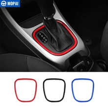 MOPAI Automotive Interior Stickers for Jeep Compass 2017+ ABS Car Gear Shift Knob Panel Decoration Cover for Jeep Compass 2018 2024 - buy cheap