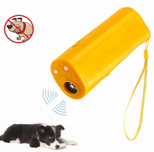 Pet Dog Repeller Anti Barking Stop Bark Training Device Trainer LED Ultrasonic 3 in 1 Anti Barking Ultrasonic Without Battery 2024 - buy cheap