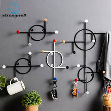 Strongwell Home Supplies Multifunction Storage Hook Modern Hanger Ourdoor Display Key Holder Bag Clothes Stand Furnishings Hooks 2024 - buy cheap