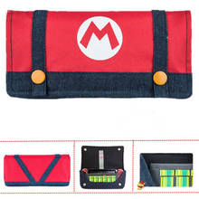 Чехол для игровой приставки Nintendo Switch, сумка для хранения Марио, портативный чехол для консоли Nitendo Switch NS, аксессуары для консоли Марио 2024 - купить недорого