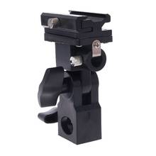 B Type Flash Hot Shoe Adapter Trigger Umbrella Holder Swivel Light Stand Bracket 2024 - buy cheap