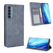 For OPPO Reno 4 Pro 4G Case Premium Leather Wallet Leather Flip Case For OPPO Reno 4 Pro CPH2109 Reno4 4Pro 4G Case 2024 - buy cheap