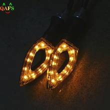 1Pc Tail Lights Indicators for Moto Motorbike Motorcycle Accessories yellow red 12 LED Turn Signal Motorcycle Turn Signals Light 2024 - buy cheap