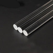 300mm long 14mm 15mm 16mm 17mm 18mm 19mm 20mm 25mm OD acrylic bar solid cylindrical  rod transparent plexiglass baton PMMA stick 2024 - buy cheap