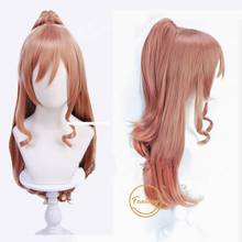 BanG Dream! Lisa Imai Cosplay Wig Cosplay Long Curly Wig Brown Synthetic Hair Bandori Cosplay+ Free Wig Cap 2024 - buy cheap