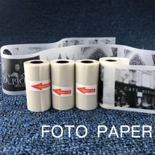 Papel semi-transparente do rolo da impressão térmica de 57x30mm para a impressora da foto de paperang 2024 - compre barato