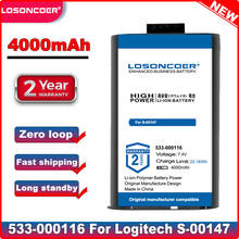 LOSONCOER TOP 4000mAh 533-000116 Battery for LOGITECH S-00147 UE MegaBoom Battery Wireless bluetooth speaker 533-000138 2024 - buy cheap