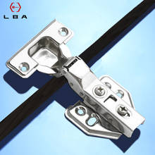 LBA High Quality Super Hard 201 / 304 Stainless Steel Cold Rolled Steel Glass Door Hinge Big Bend Detachable Hardware Hinges 2024 - buy cheap