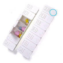 7 Days Pill Box Holder Weekly Medicine Storage Organizer Container Case Portable Pill Storage Boxes Plastic 2024 - buy cheap