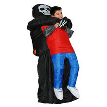 Halloween Cosplay Costumes Adult Inflatable Suit Ghost Scary Death Victim Spoof Blow Up Clothing Drop Shipping 2024 - buy cheap