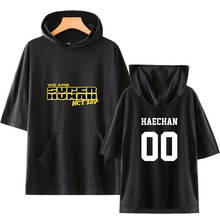 NCT-Sudadera con capucha de manga corta para hombre y mujer, suéter masculino de estilo Hip Hop y Kpop, prenda moderna de manga corta, 127 2024 - compra barato