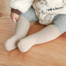 Newborn Infant Winter Warm Long Socks Autumn Toddler Kids Children Girl Boy Thermal Velvet Thick Knee High Sock Baby Accessories 2024 - buy cheap