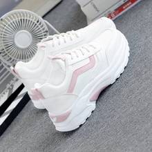 2021 Fashion Casual Shoes White Women's Platform Sneakers Dad Shoes Ladies Chunky Sneakers Women Footwear Chaussures Femme Tenis 2024 - buy cheap