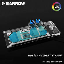 Carrinho de placa gráfica com bloco de refrigeração à água, para nvidia edition gpu cobre radiador rgb TITAN-V 2024 - compre barato