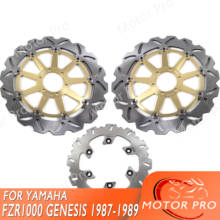 For Yamaha FZR 1000 GENESIS 1987 1988 1989 Front Rear Brake Disc Disk Rotor Kit Motorcycle Accessories FZR1000 EXUP XJR 1200 2024 - buy cheap