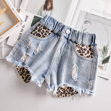 Ripped Denim Shorts for Baby Toddler Kids Girls Teenage Summer Fashion Patchwork Hot Pants 2T 3T 4T 5 6 7 8 9 10 to 12 13 Years 2024 - buy cheap