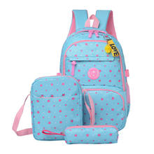 3 шт./компл., высокое качество, школьная сумка, модный школьный рюкзак для подростков, школьные сумки для девочек, детские рюкзаки, mochila escolar 2024 - купить недорого
